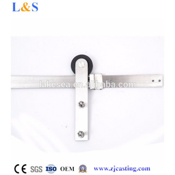 304 Stainless steel frameless Sliding Glass Door / glass sliding door fittings